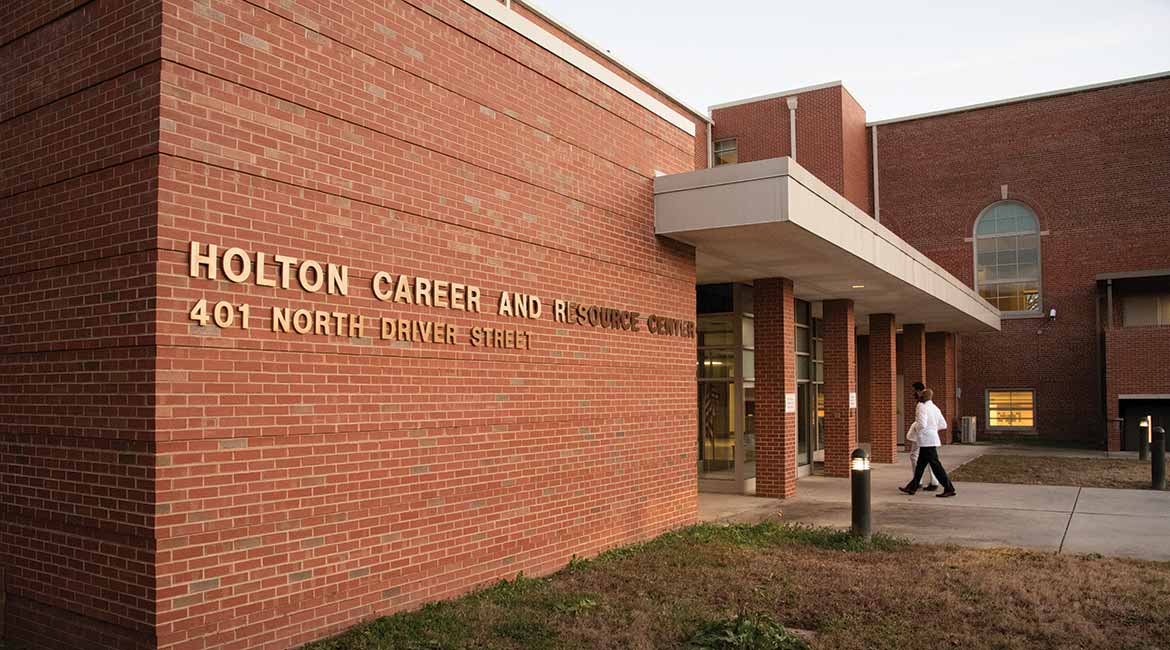 The Holton Wellness Center is located inside a career and resource center in East Durham.