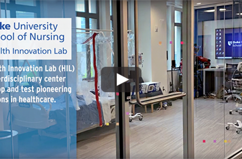 Video still of Duke University School of Nursing's Health Innovation Lab