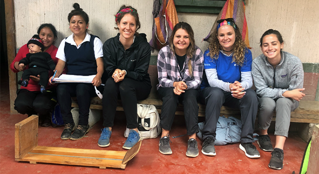 Lindsay Salisbury and Shelby Strockbine, along with other DUSON students, traveled to the western highlands of Guatemala to work with community health workers, visiting pregnant mothers, and providing trainings.