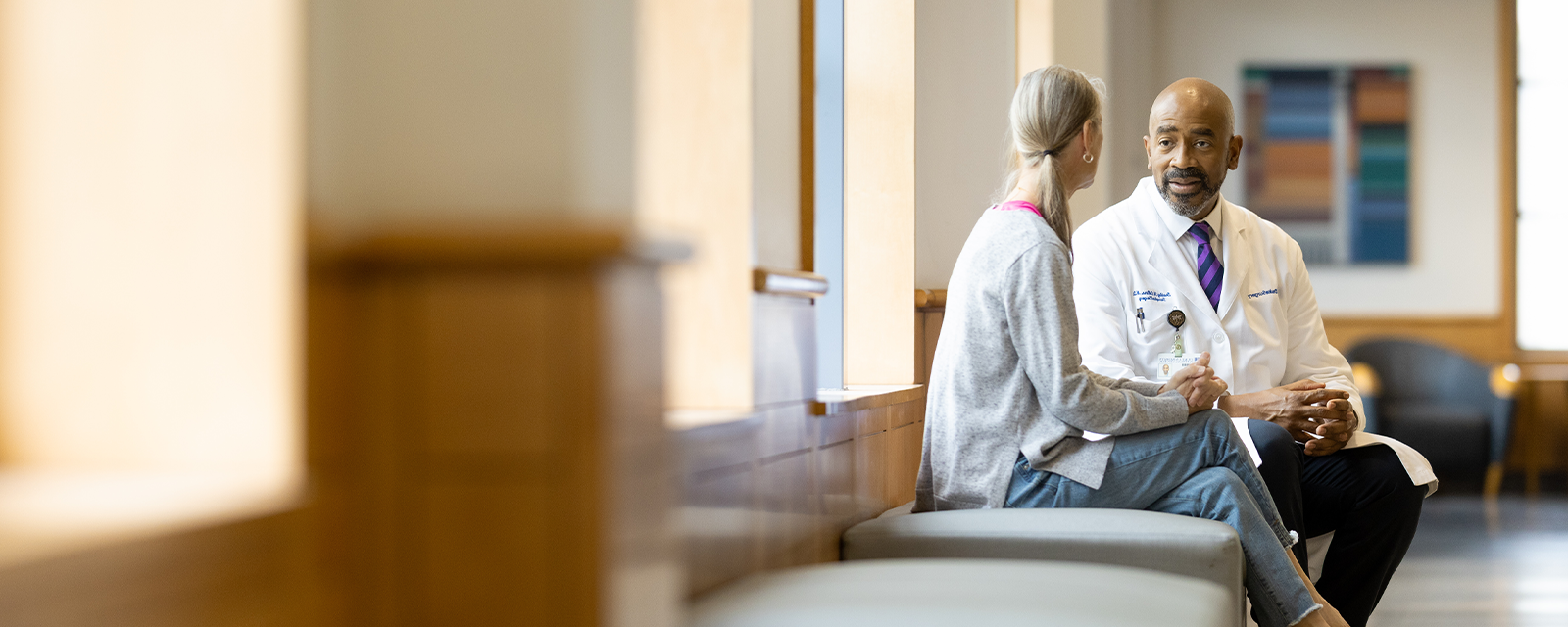 physician speaking with patient