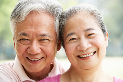 Elderly Asian Couple