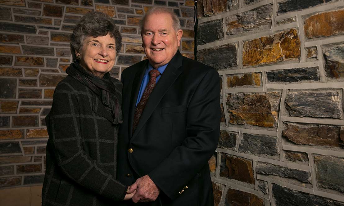 Donald Lucey, MD’63, with wife, Shirley