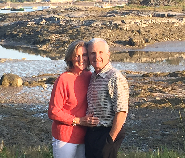 TIME TO REFLECT: During a vacation with his wife, Mary, in a secluded spot in Maine, Donald McDonnell decided to change his focus to study breast cancer and the immune system.