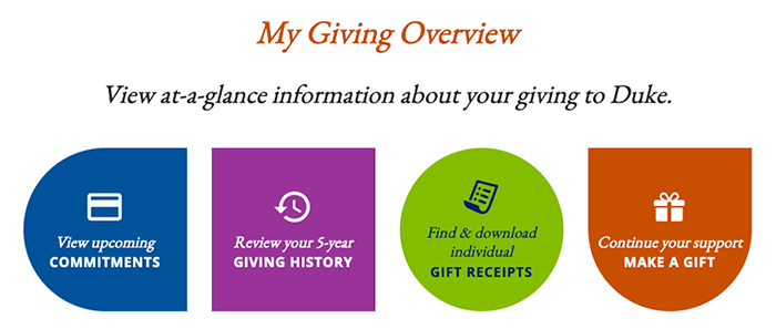 My Giving Overview illustration