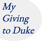 My Giving to Duke