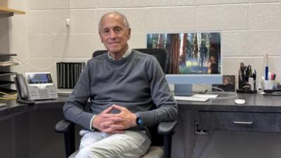 Dr. Michael Hershfield in his office