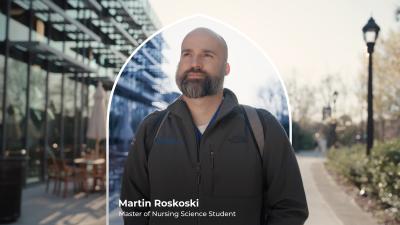 Nursing student Martin Koskoski