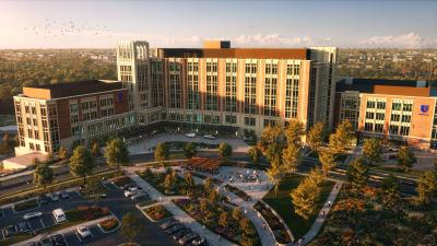 Rendering of the Duke Health Cary expansion