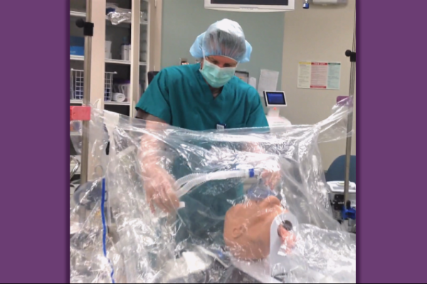 School of Nursing Drape demo