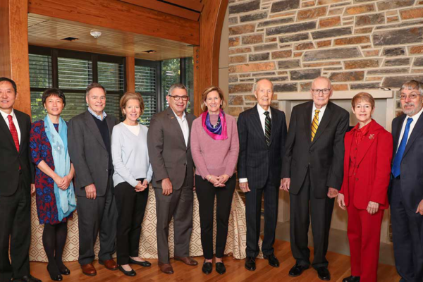 Dean Mary Klotman hosts supporters of the Duke University Department of Pathology 
