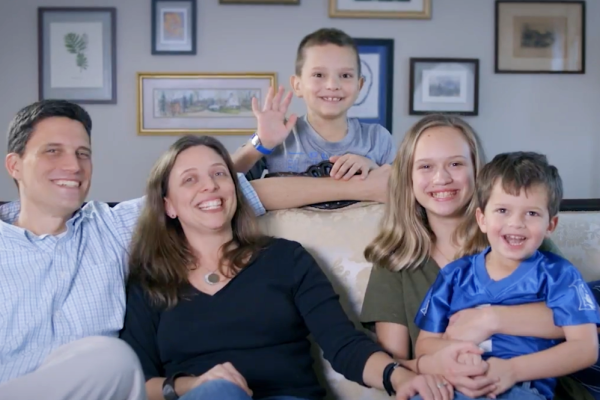 Heath Tuttle and his family