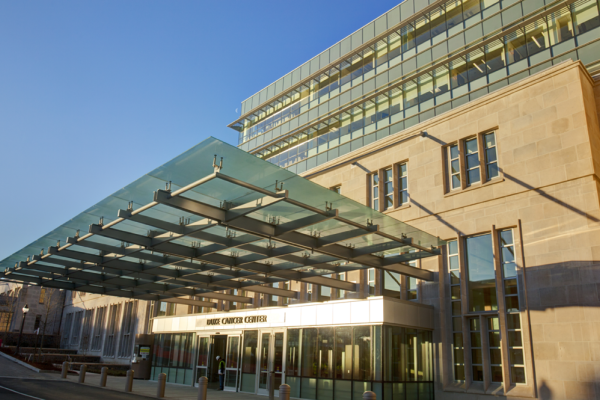 Main Entrance to the Duke Cancer Center.