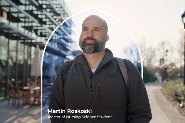 Nursing student Martin Koskoski