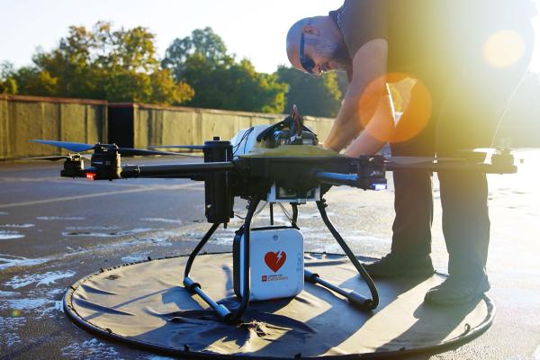 Drone delivers AED in first U.S. study