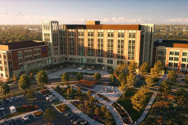 Rendering of the Duke Health Cary expansion