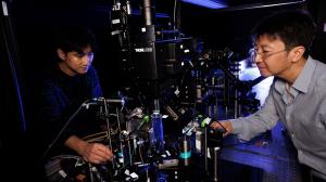 Photo of Nuo Li, PhD, and researcher in his lab