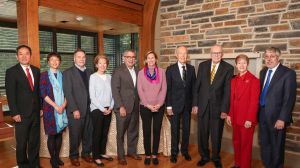 Dean Mary Klotman hosts supporters of the Duke University Department of Pathology 
