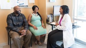 Sarahn Wheeler, MD, with couple