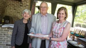Dean Mary Klotman and the Rauch Family