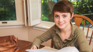 Sarah Smith Studying 