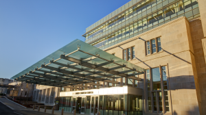 Main Entrance to the Duke Cancer Center.