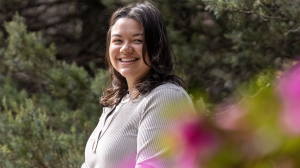 Marissa Chow in the Duke Gardens