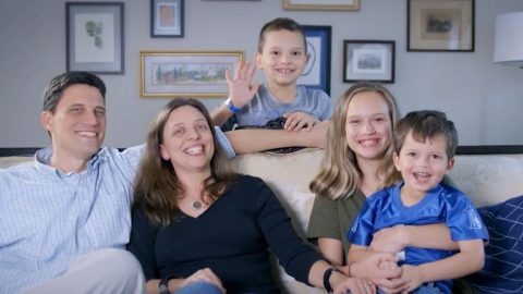 Heath Tuttle and his family