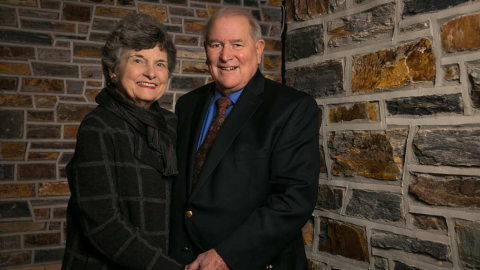 Donald Lucey, MD, with wife, Shirley