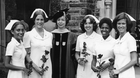 L-R: Kathy Noble, Lisa Flint, Ruby Wilson, Marshall Sutton, Chris Harris, and Marcia Bacon