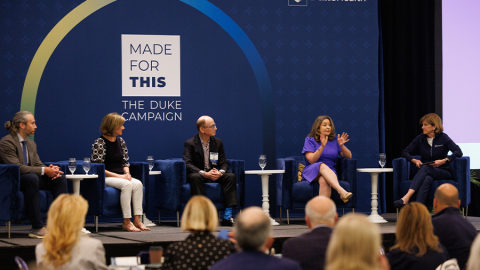 Mary Klotman, MD, with Heather Whitson, MD, MHS, Brian Andonian, MD, Doug Kahn,  and Stefanie Kahn.