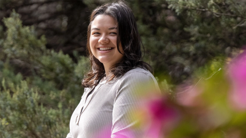 Marissa Chow in the Duke Gardens
