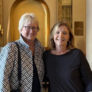 Nancy Schlichting and Pam Theisen