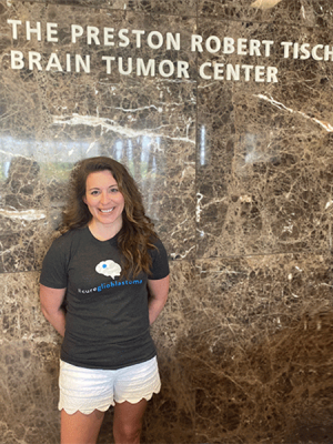 Nicole McGinness at the Tisch Brain Tumor Center