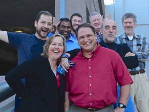 Erin Wood and the IT team at the Duke Cancer institute 