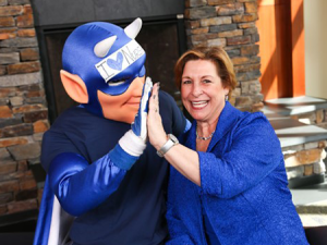 Nursing Alumni Council member with the Duke Blue Devil