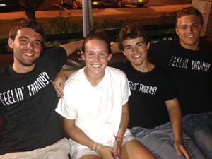 Left to right: Andrew, Emily, Bobby, and Jake Menges