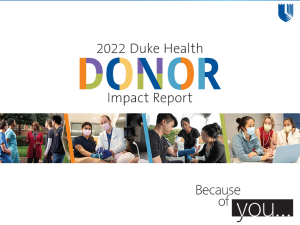2022 Donor Impact Report Cover