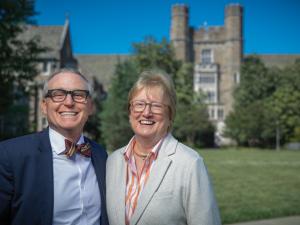 Dr. David Zaas and Nancy Schlichting