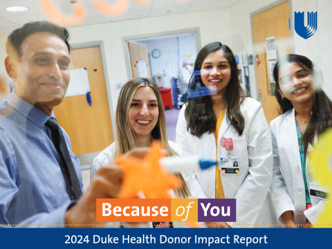 2024 Duke Health Donor Impact Report Cover