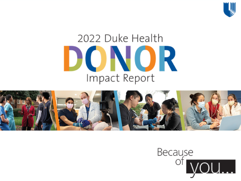 2022 Donor Impact Report Cover
