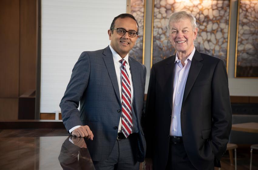 Manesh Patel, MD and Bob Keegan
